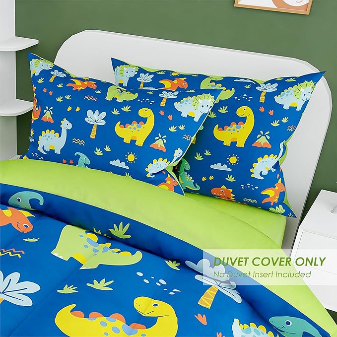 SANDJEST Dinosaur Design Duvet Cover Sets Twin Size - Image 5
