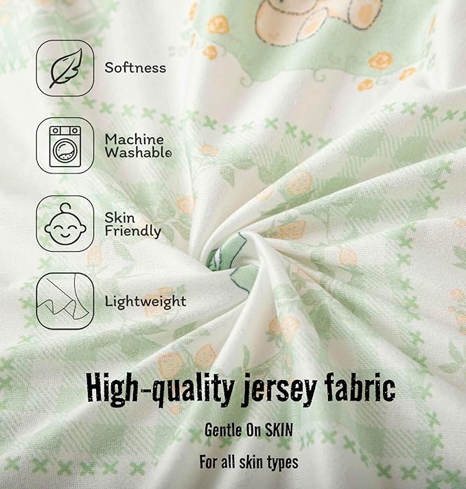 SDY Jersey Floral Bassinet Sheets - Image 4