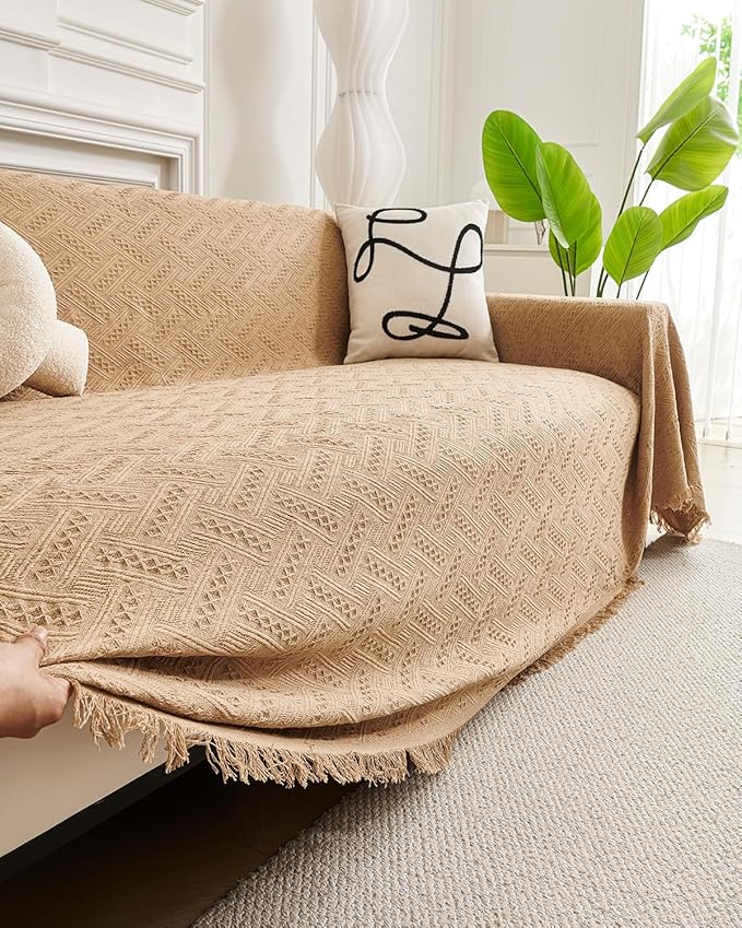AIVIA Couch Cover Sheet Blanket, Oversized Covers - Image 4
