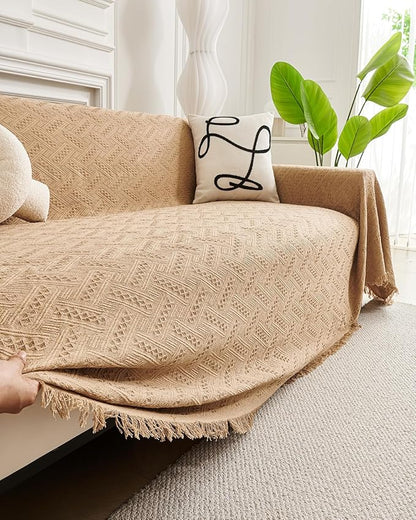 AIVIA Couch Cover Sheet Blanket, Oversized Covers - Image 4