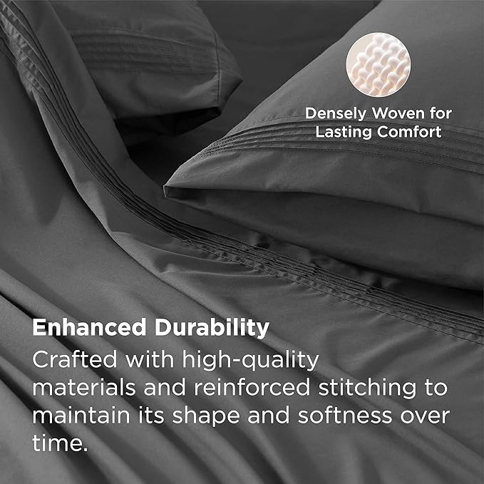 Bedsure Deep Pocket Full Size Bed Sheets Set - Image 6