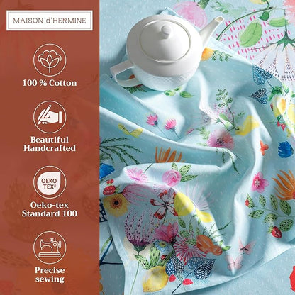 Maison d' Hermine Cloth Napkins Set of 4 100% Cotton Everyday Reusable Square - Image 2