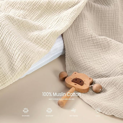 lulumoon Muslin Bassinet Sheets - Image 4
