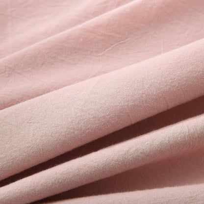 Ruffle Pillowcases Farmhouse Dusty Rose Throw Pillow Covers - Image 7