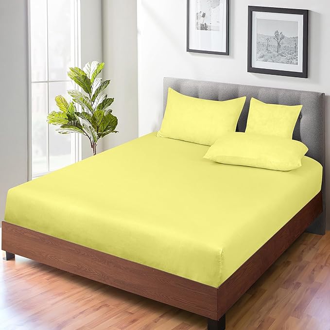 ROYALE LINENS 300 Thread Count 100% Long Staple Combed Cotton Fitted Sheet - Image 7