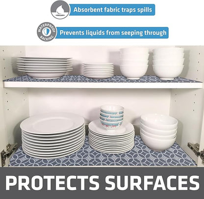 Drymate Premium Luxury Shelf & Drawer Liner, Thick Cushioned Fabric, - Image 3