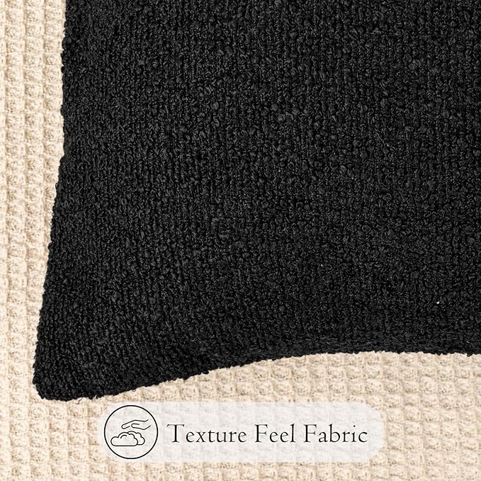 14x36 inch Boucle Lumbar Pillow Cover - Image 4