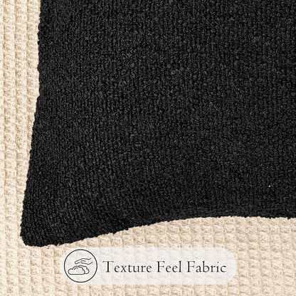 14x36 inch Boucle Lumbar Pillow Cover - Image 4