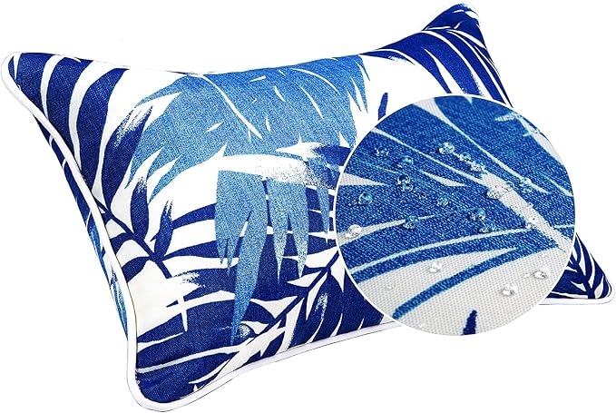 JMGBird Outdoor Pillows Waterproof Set of 2 Outdoor Throw Pillows - Image 3