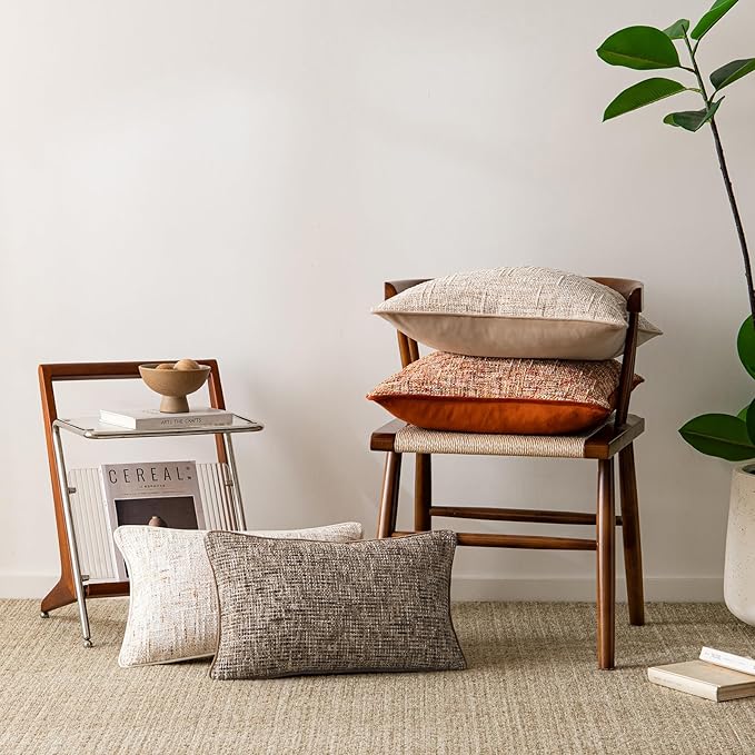 a moment Brown Reversible Pillow Covers 2 Pack - Image 2