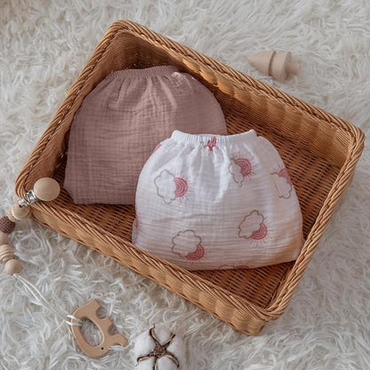 Muslin Bassinet Fitted Sheets, 2 Pack - Image 8