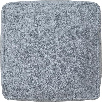 L. R. Resources, Inc. LR Home Handmade Contemporary Solid Boucle Square Indoor - Image 3