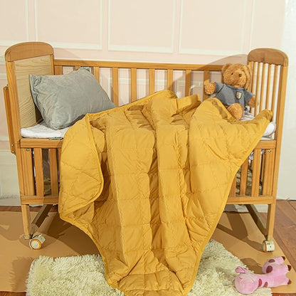 NTBAY Down Alternative Oversized Toddler Comforter, Super Soft and Warm Solid - Image 6