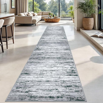 Modern Abstract Runner Rug 2.6x18 - Image 2