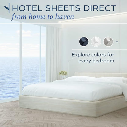 Hotel Sheets Direct 3 Piece Bed Sheet Set Twin XL Size, 100% Viscose Derived - Image 9