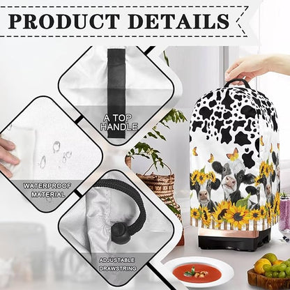 Cow Sunflower Blender Dust Covers - Image 5