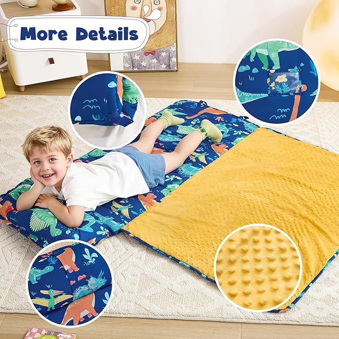 DJY Toddler Nap Mat, Kid Slumber Bag - Image 4