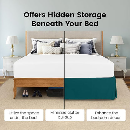 Utopia Bedding Twin Bed Skirt - Image 3