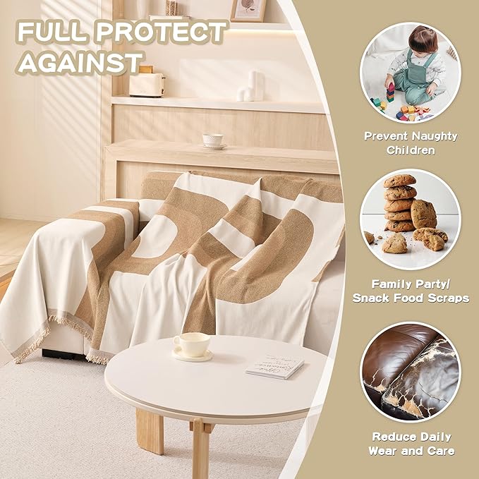 MEETSKY Boho Couch Cover Sofa Covers - Image 5