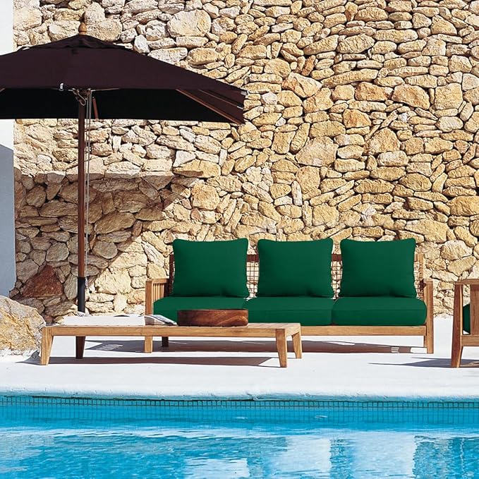 Sundale Outdoor Olefin Deep Seat Cushion Set of 2, Patio Chair Cushion and - Image 9