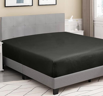 ROYALE LINENS 300 Thread Count 100% Long Staple Combed Cotton Fitted Sheet Full - Image 4