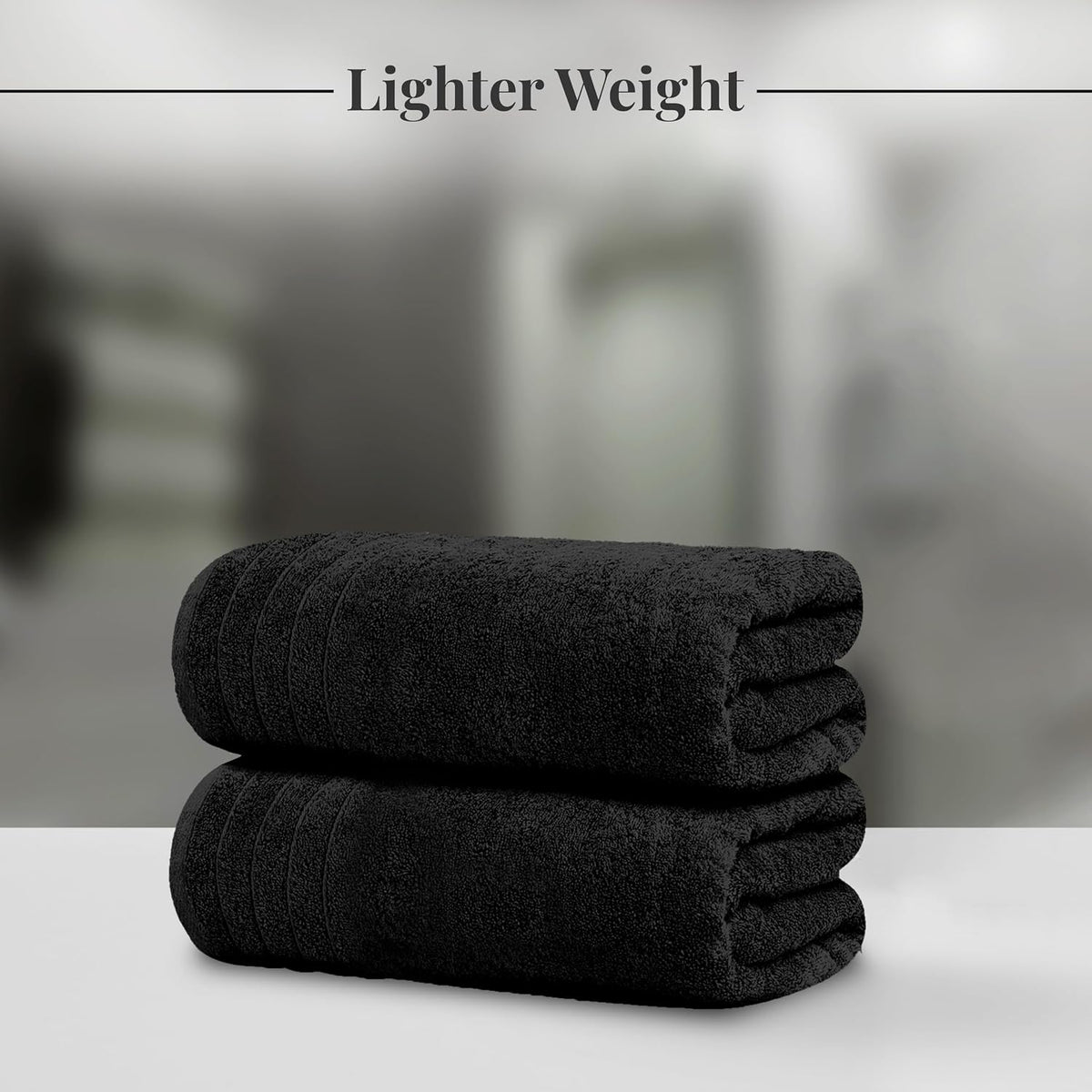 tens towels 4 piece extra large bath towels, close-up detail