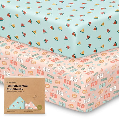 Pack and Play Sheets Fitted by KeaBabies