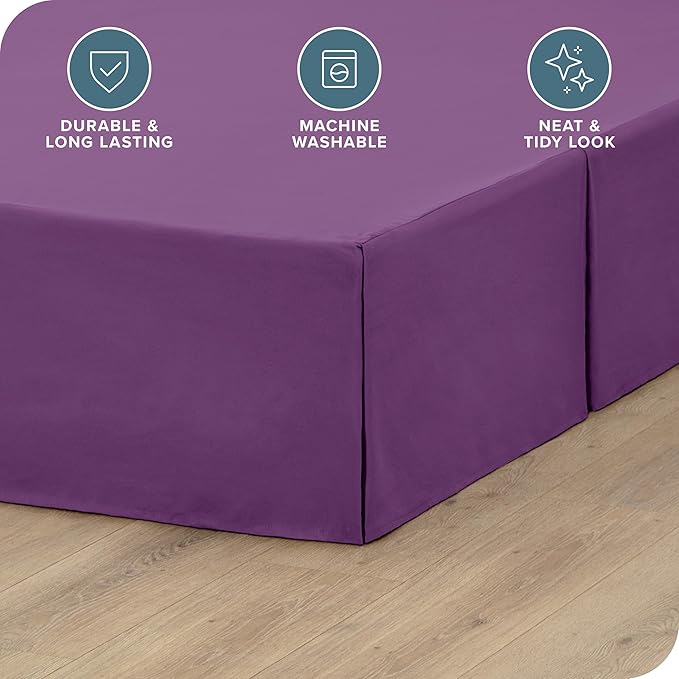Bare Home Queen Bed Skirt - Image 2