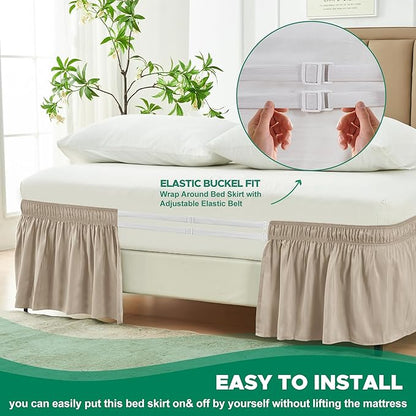 Biscaynebay Wrap Around Bed Skirts - Image 5