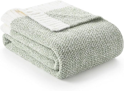 Snuggle Sac Heather Sage Green Blanket by SnuggleSac
