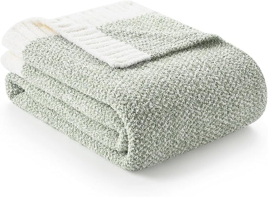Snuggle Sac Heather Sage Green Blanket by SnuggleSac