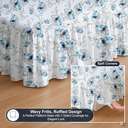 Cottington Lane Ruffled Bed Skirt King Size - Image 7