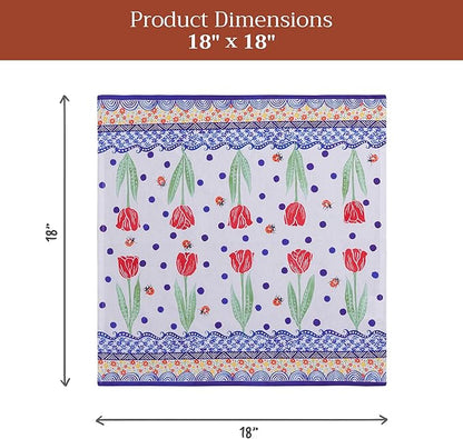 Maison d' Hermine Cloth Napkins Set of 4 100% Cotton Soft & Durable Everyday - Image 7
