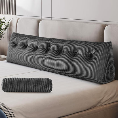 z-hom king size wedge headboard pillow with 1, main product view