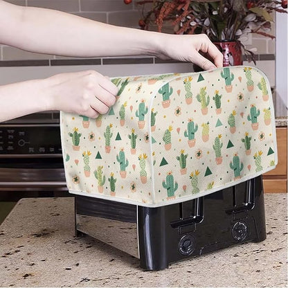 ZFRXIGN Cactus Toaster Cover 4 Slice Wide Slot Toaster Dust Covers Oven Cover - Image 2