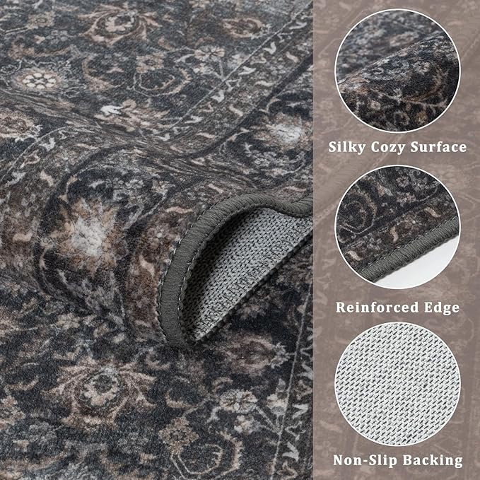 Collive Washable Hallway Runner Rugs - Image 2