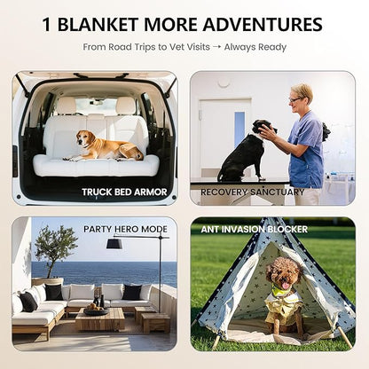gogobunny 100% Double Sided Waterproof Dog Blanket Soft Pet Bed Cover - Image 5