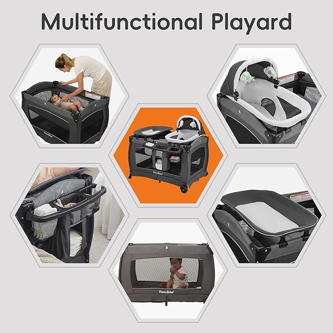 Pamo Babe Portable Playpen Foldable Playard - Image 4