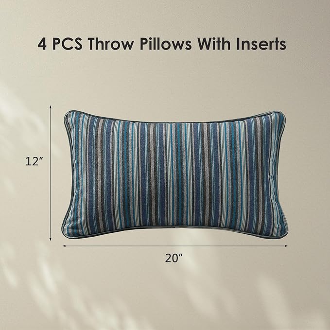 Sunbrella Decorative Outdoor Water Repellent Throw Pillows - Image 8