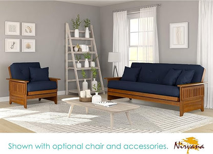 Nirvana Futons Brentwood Tray Arm Futon Sofabed Set - Image 4