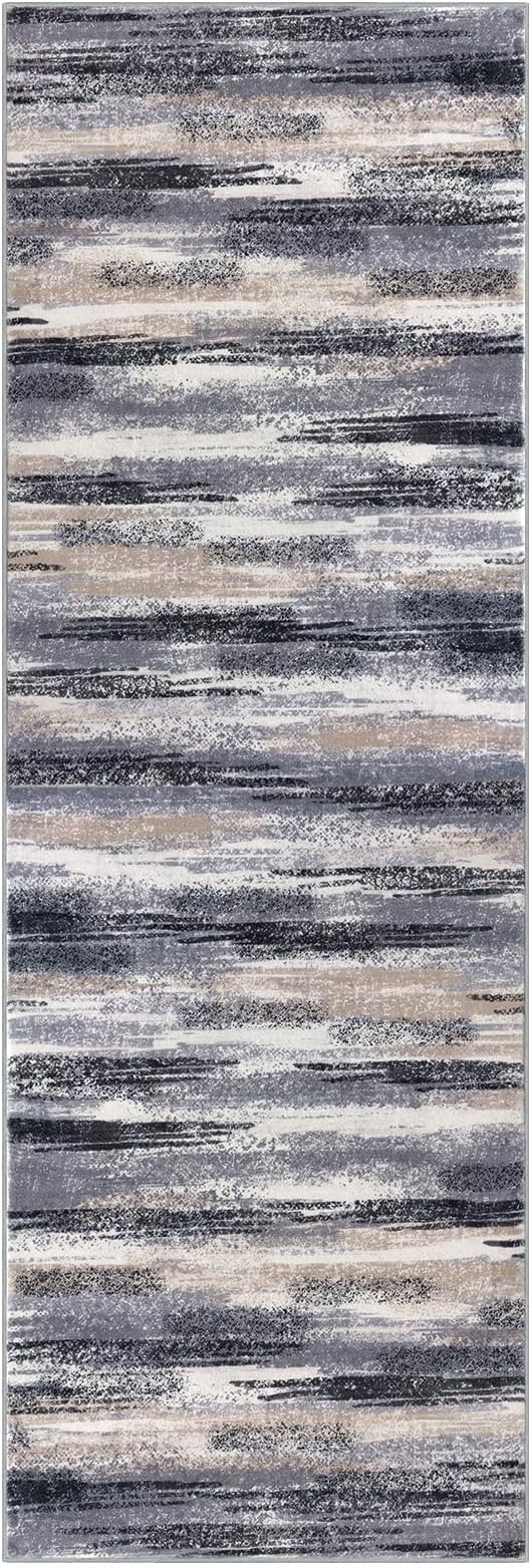 Modern Abstract Runner Rug 2x6 - Image 9