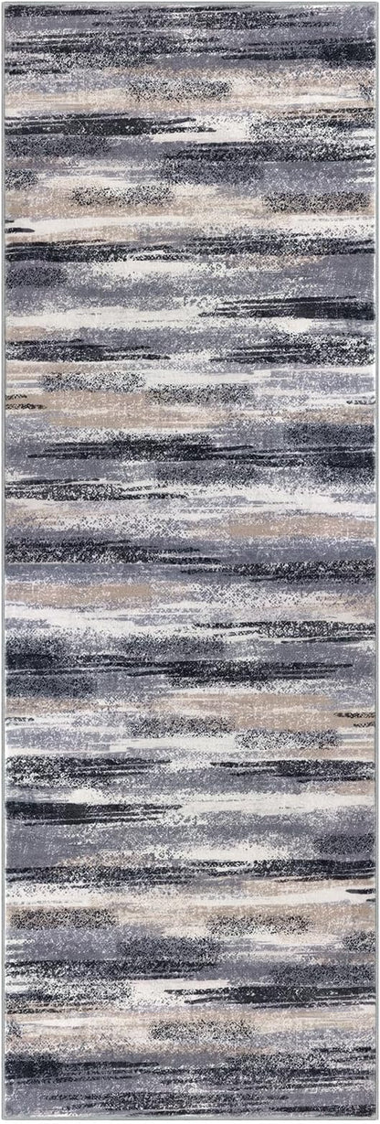 Modern Abstract Runner Rug 2x6 - Image 9