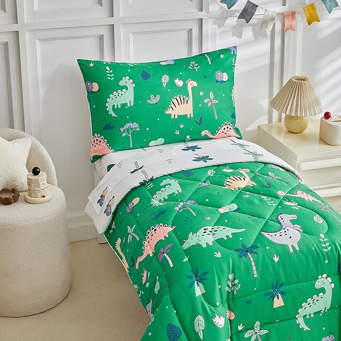 DuShow Dinosaur Toddler Bedding Set - Image 7