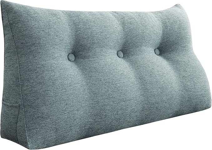 8 lbs Thickened Twin Headboard Pillow Wedge College Dorm Bed Pillow by Rucener