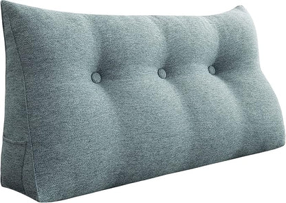8 lbs Thickened Twin Headboard Pillow Wedge College Dorm Bed Pillow by Rucener