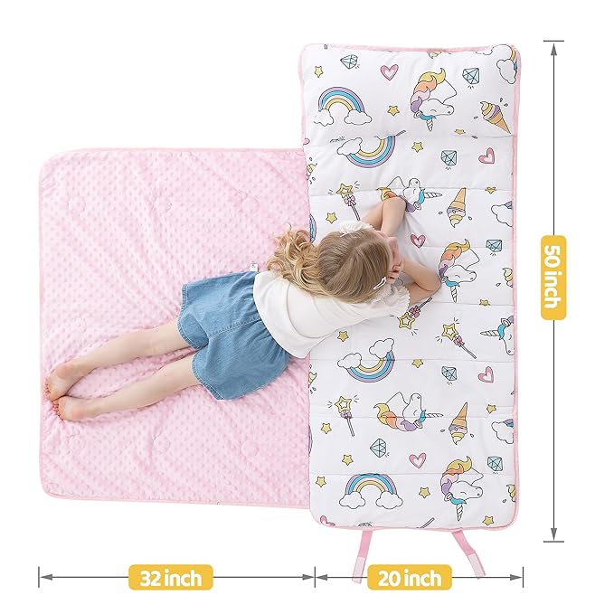 Viviland Toddler Kid Nap Mat for Preschool, Daycare Sleeping Bag - Image 2