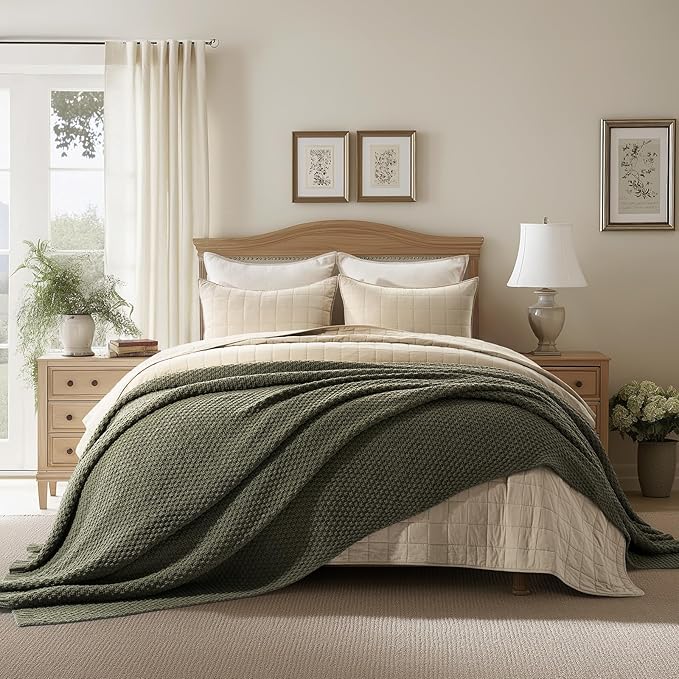 EVERGRACEHOME Chunky Chenille Knit Throw Blanket - Image 7