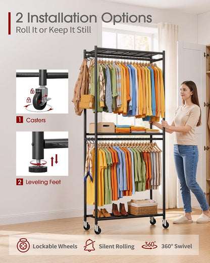 sakugi clothes rack - 33.0" x 12.2" x, package contents