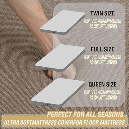 H.VERSAILTEX Full Size Armless Futon Mattress Covers - Image 2