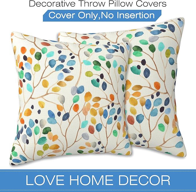 Throw Pillow Cover Case Abstract Floral - Image 3